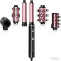 SKIMI 110,000 RPM Brushless Motor Hair Dryer Brush - 5 Multi-Styler for Fast Drying, Curling, Volumizing & Straightening | High-Speed Hot Air Brush for All Hair Types (Black & Rose Gold)