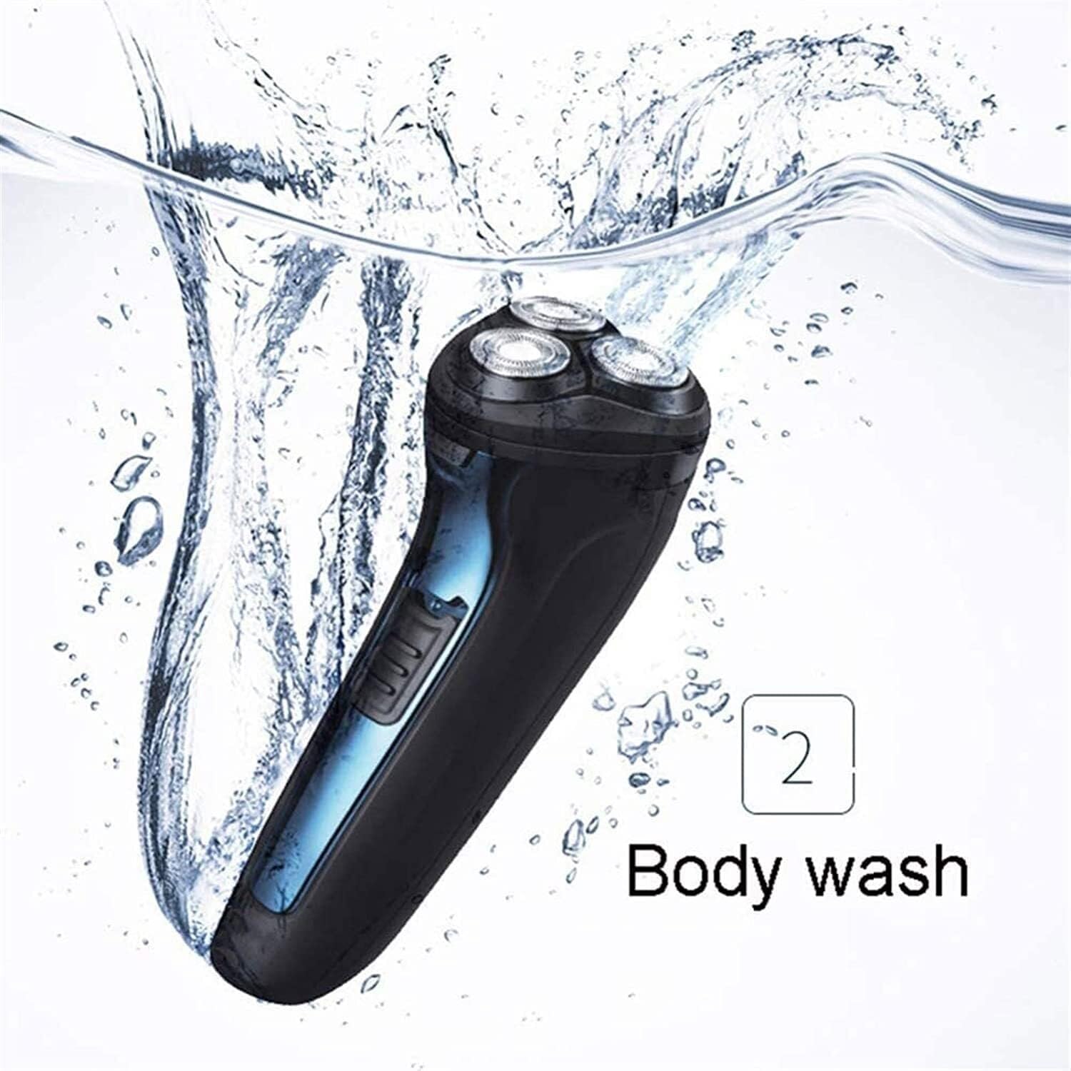 Electric Razor for Men Shavers for Men Rotary Shaver Razor Wet and Dry with Pop-Up Trimmer IPX7 Waterproof USB Rechargeable