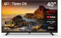 FPD 40 Inch Smart TV Tizen OS, 1080p Full HD Compatible with Samsung TV Plus, Dolby Audio, HDR 10, Gaming Hub, SmartThings, Built-in Miracast, Voice Control Flat Screen Television (AT40-P1)
