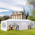 Outdoor Gazebo Canopy Wedding Party Tent Camping Shelter Commercial Instant Shelter Waterproof Tent with Removable Side Walls (Upgrade 10'x30' Eight Sides)