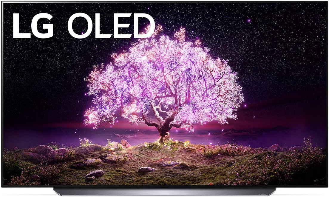 LG OLED C1 Series 55' Alexa Built-in 4k Smart TV (3840 x 2160), 120Hz Refresh Rate, AI-Powered 4K, Dolby Cinema, WiSA Ready, Gaming Mode (OLED55C1PUB, 2021)