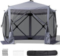 Outvita 10x10ft Instant Pop-Up Screen Tent - Outdoor Gazebo Canopy with Mosquito Netting & Carrying Bag - Versatile Pavilion Tent for Patios and Events