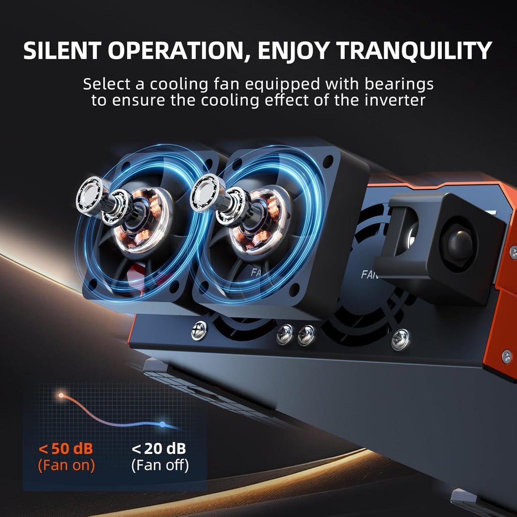 3080W Pure Sine Wave Inverter 24V to 110V Ultra Quiet, Game-Changing Design | 24V to 120 Converter for Home, RV, Camping, Off-Grid & Outdoor Adventures丨DC to AC (LGE-24-3080TI)