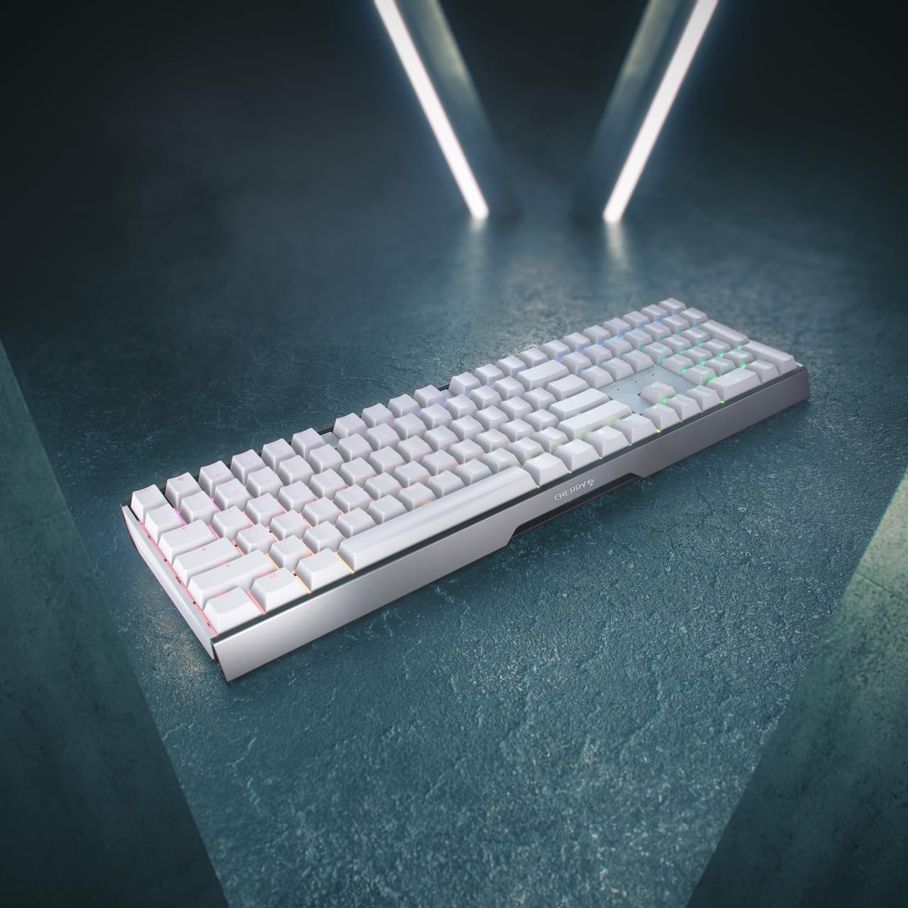 MX 3.0S Mechanical Wireless Gaming Keyboard | New MX2A Switches (White, MX2A Blue)