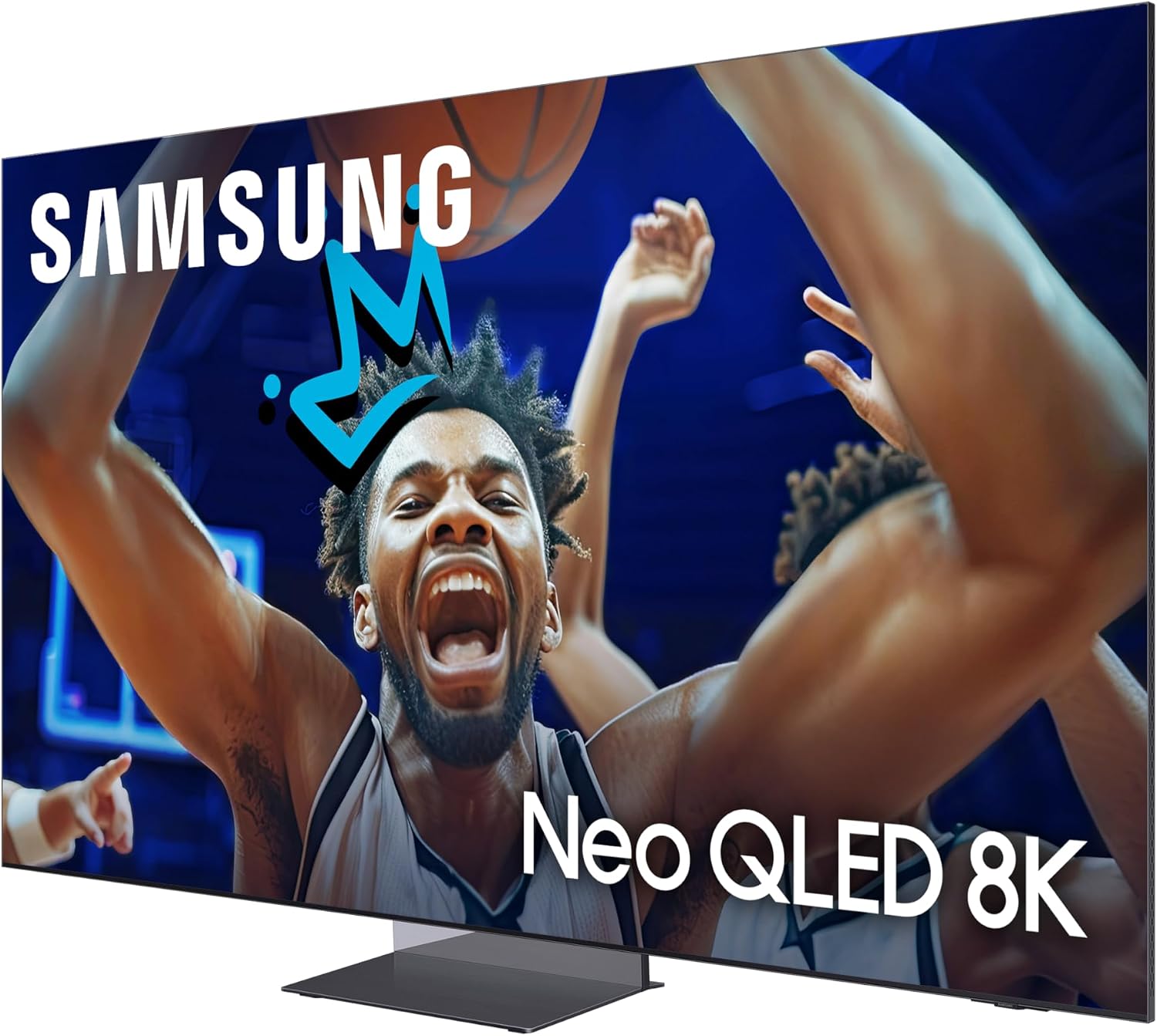 Samsung QN75QN900DFXZA 75 Inch Class QN900D Neo QLED 8K Smart TV with 2 Year Amber Protection Plan (2024)