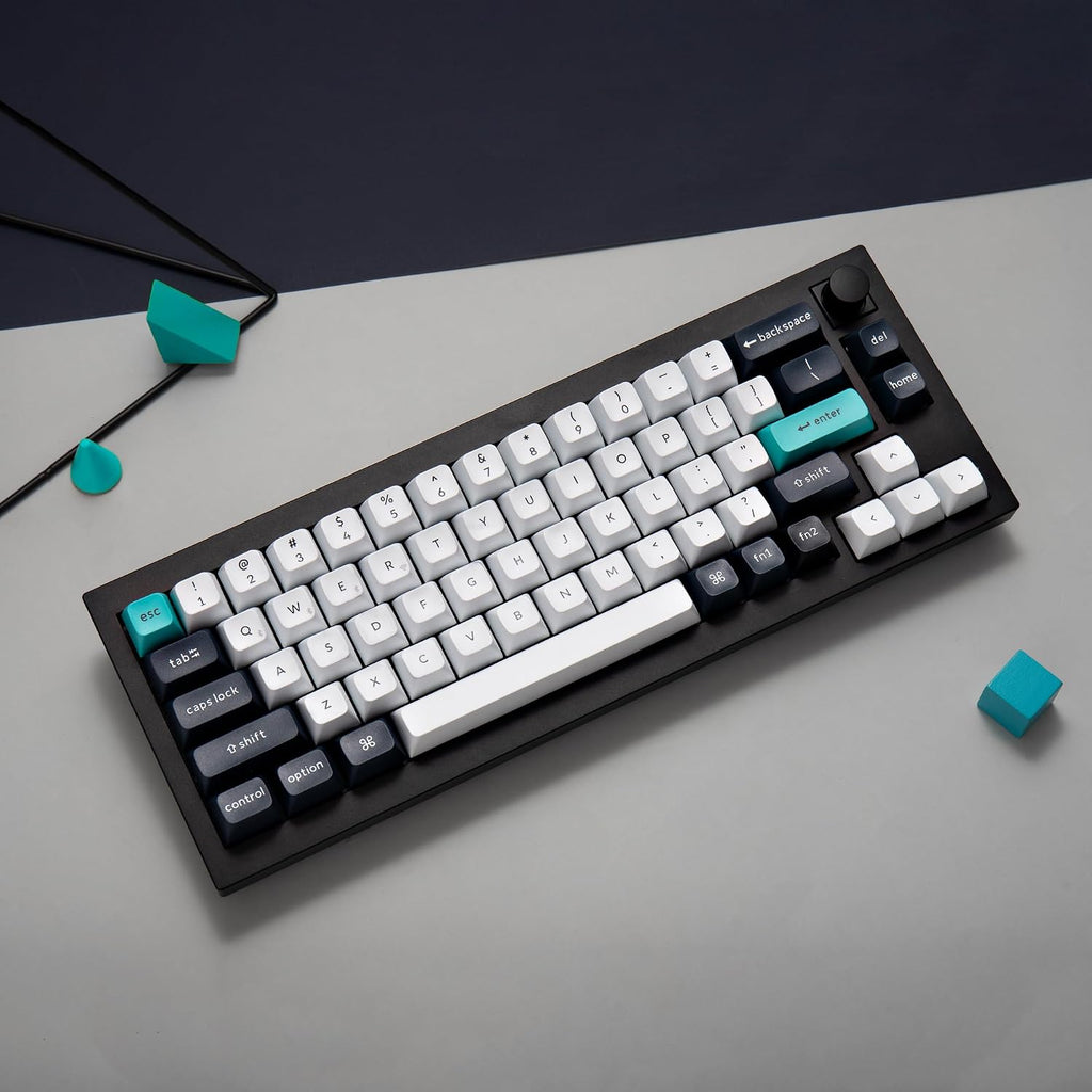 Keychron Q2 Max Wireless Custom Mechanical Gaming Keyboard, QMK/VIA Programmable Knob 2.4 GHz/Bluetooth 5.1/Wired, 65% Compact RGB Hot-Swap with Gateron Banana Switch for Mac Windows Linux - Black