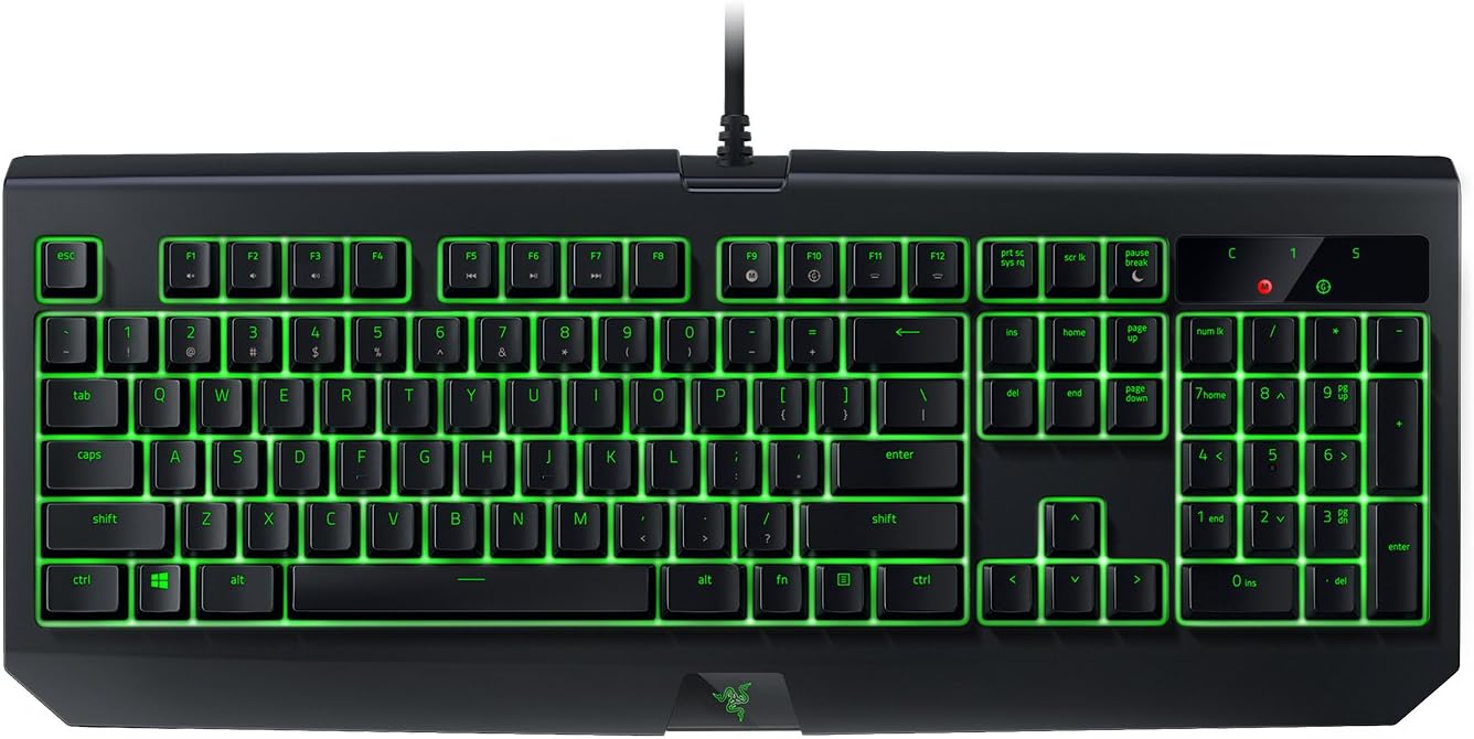 Razer BlackWidow X Ultimate: Esports Gaming Keyboard - Military Grade Metal Construction - Durable up to 80 Million Keystrokes Green Mechanical Switches (Tactile and Clicky)