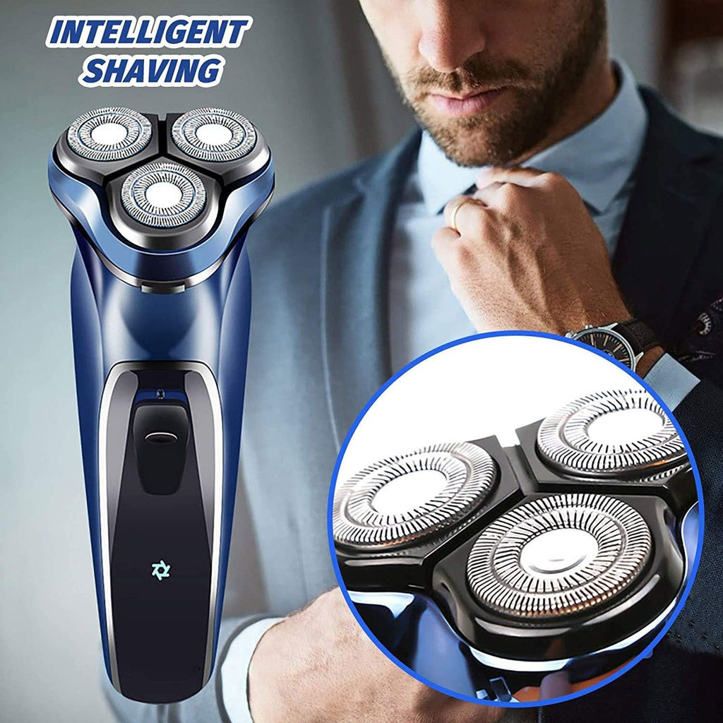 NCRD Electric Shavers for Men, Mens Electric Razor,Dry Wet Waterproof Man Shaver,Portable Facial Cordless Shaver Travel USB Rechargeable for Face Shaving Husband Dad