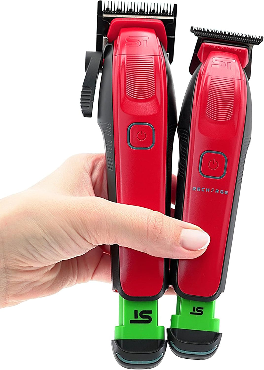 Supreme Trimmer 3-in-1 Recharge Hair Clipper, Beard Trimmer & Crunch Foil Shaver Combo | Removable Batteries, Smart USB Charging Base, Master Barber Set | STB775 + STF602