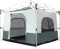 REDCAMP Canopy Camping Tent for Pop Up Canopy Tent, Inner Tent Converts Straight Leg 10'x10' or 10'x20' Canopy into Camping Tent, Fits 4-6 Person(Frame/Shelter NOT Included)