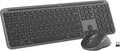 Logitech MK955 Signature Slim Wireless Keyboard and Mouse Combo, for Larger Hands, Quiet Typing and Clicking, Switch Across Three Devices, Bluetooth, Multi-OS, for Windows and Mac