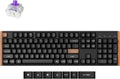 Keychron K10 HE QMK Wireless Gaming Custom Mechanical Keyboard, 2.4 GHz/Bluetooth/Wired Full-Size Hot-Swappable Programmable RGB Backlit Gateron Magnetic Switches for Mac Windows, Wood Frame-Black