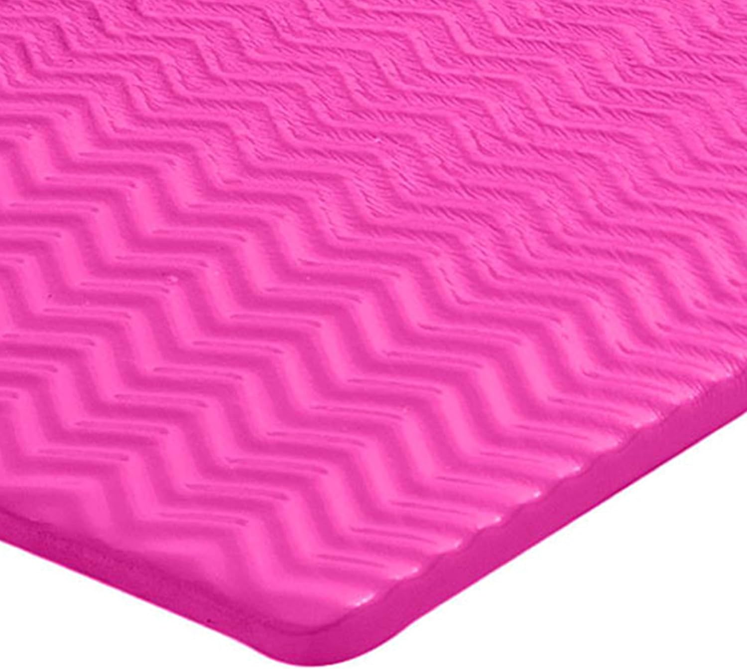 TRC Recreation Serenity 1.5' Thick Vinyl Coated Foam Swimming Pool Float Mat Adult Lounger with Built-in Roll Pillow