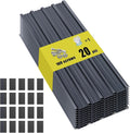 Metal Roofing Panels - 20 Pcs Corrugated Pergola Roofing Panels Heavy Duty Waterproof Tin Roof Materials for Shed Gazebo Garages Patio Siding 60.6x17.7in, Grey