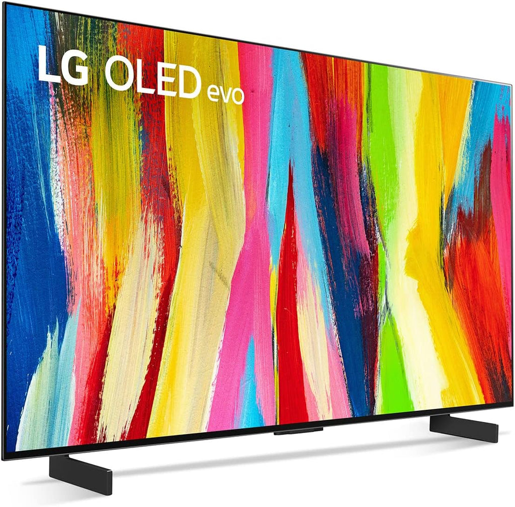 LG C2 Series 42-Inch Class OLED evo Smart TV OLED42C2PUA, 2022 - AI-Powered 4K TV, Alexa Built-in