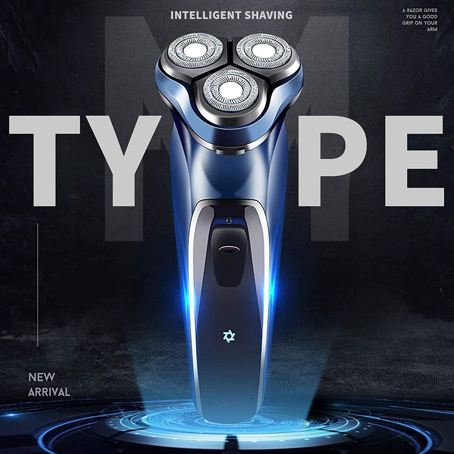 NCRD Electric Shavers for Men, Mens Electric Razor,Dry Wet Waterproof Man Shaver,Portable Facial Cordless Shaver Travel USB Rechargeable for Face Shaving Husband Dad