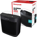 Honeywell Allergen Plus HEPA Air Purifier for Home, Large Rooms up to 900 Ft², Turbo Clean, HEPA Filter Reduces Allergens, Dust, Pollen, Pet Dander, All Smoke Types, Odors, Black, HPA5100B