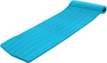 TRC Recreation Serenity 1.5' Thick Vinyl Coated Foam Swimming Pool Float Mat Adult Lounger with Built-in Roll Pillow