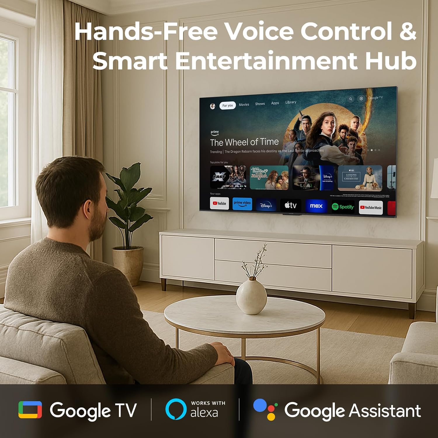 iFFALCON 55' 4K MiniLED Smart TV | PS5 & Xbox Ready, 4X HDMI 2.1 | Hotel, Home & Office Use | 144Hz VRR 240Hz, Dolby Vision Gaming, Dolby Atmos, IMAX Enhanced, Google TV, Alexa | 55U85