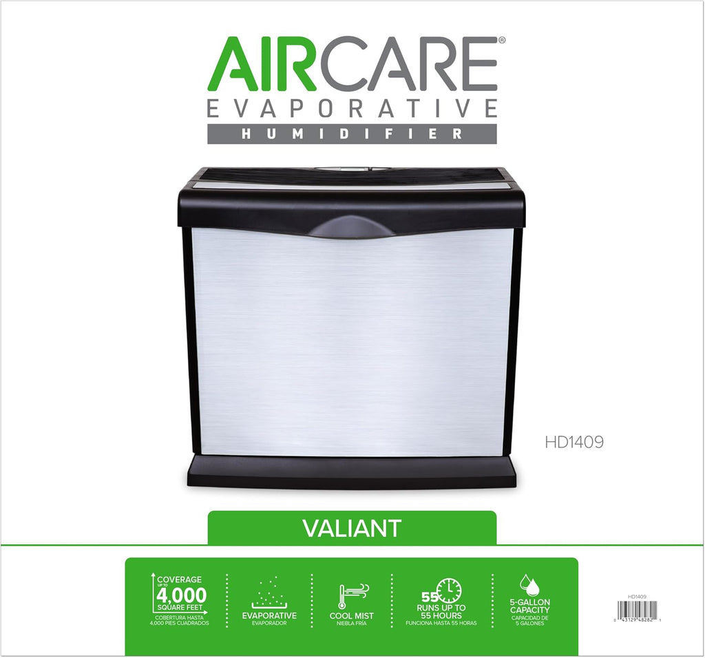 AIRCARE Valiant Digital Whole-House Console-Style Evaporative Humidifier (Brushed Nickel)