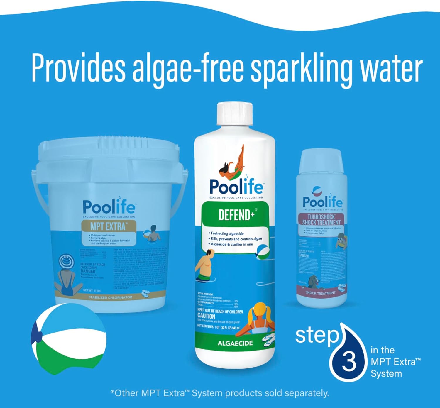poolife Defend+ (1 qt) (4 Pack)