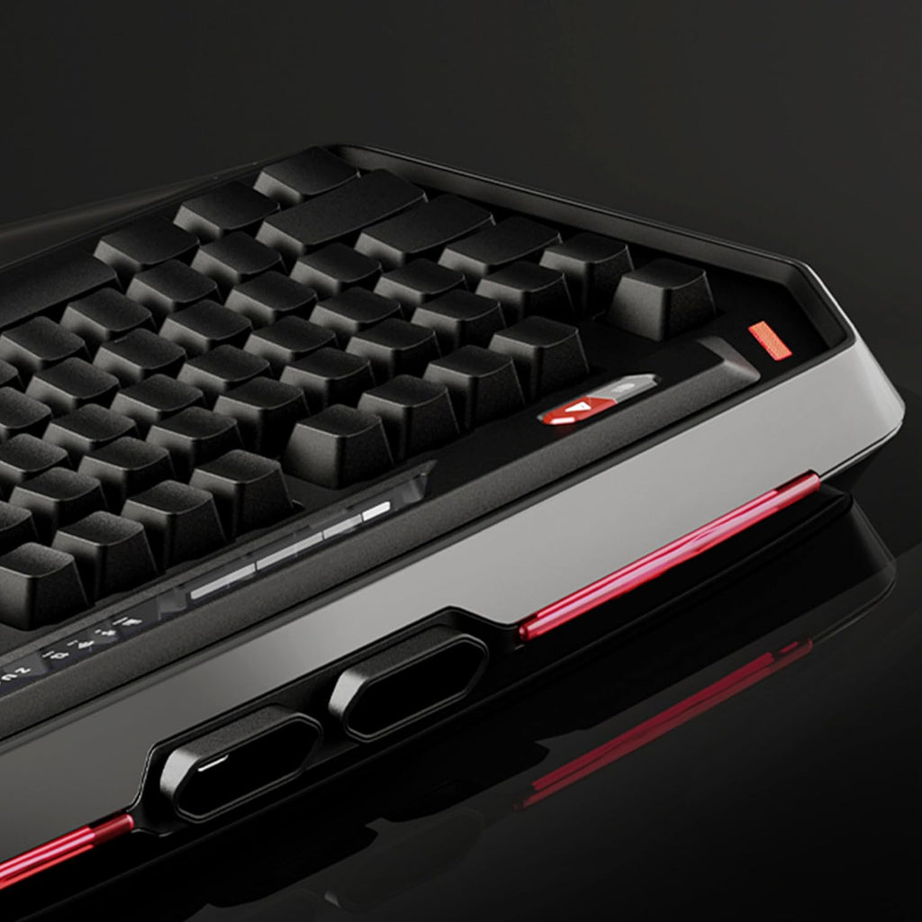 ZORNHER MAX870 Wireless Mechanical Gaming Keyboard,80% Black Custom Creamy Sound Keyboard with Shine Through PBT Keycaps,Pre-lubed Linear Switches,Hot-Swappable,RGB Backlit,2.4GHz/USB-C/BT5.0
