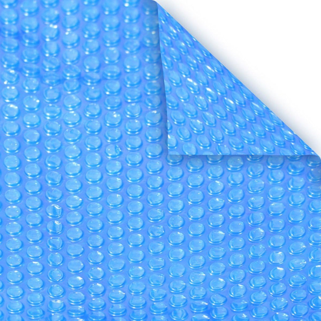 Pool Mate 18 x 36 Ft Blue Classic Solar Pool Covers for Inground Pools, Pool Solar Cover, 8-Mil Thick, 3-Year Warranty, Made in USA