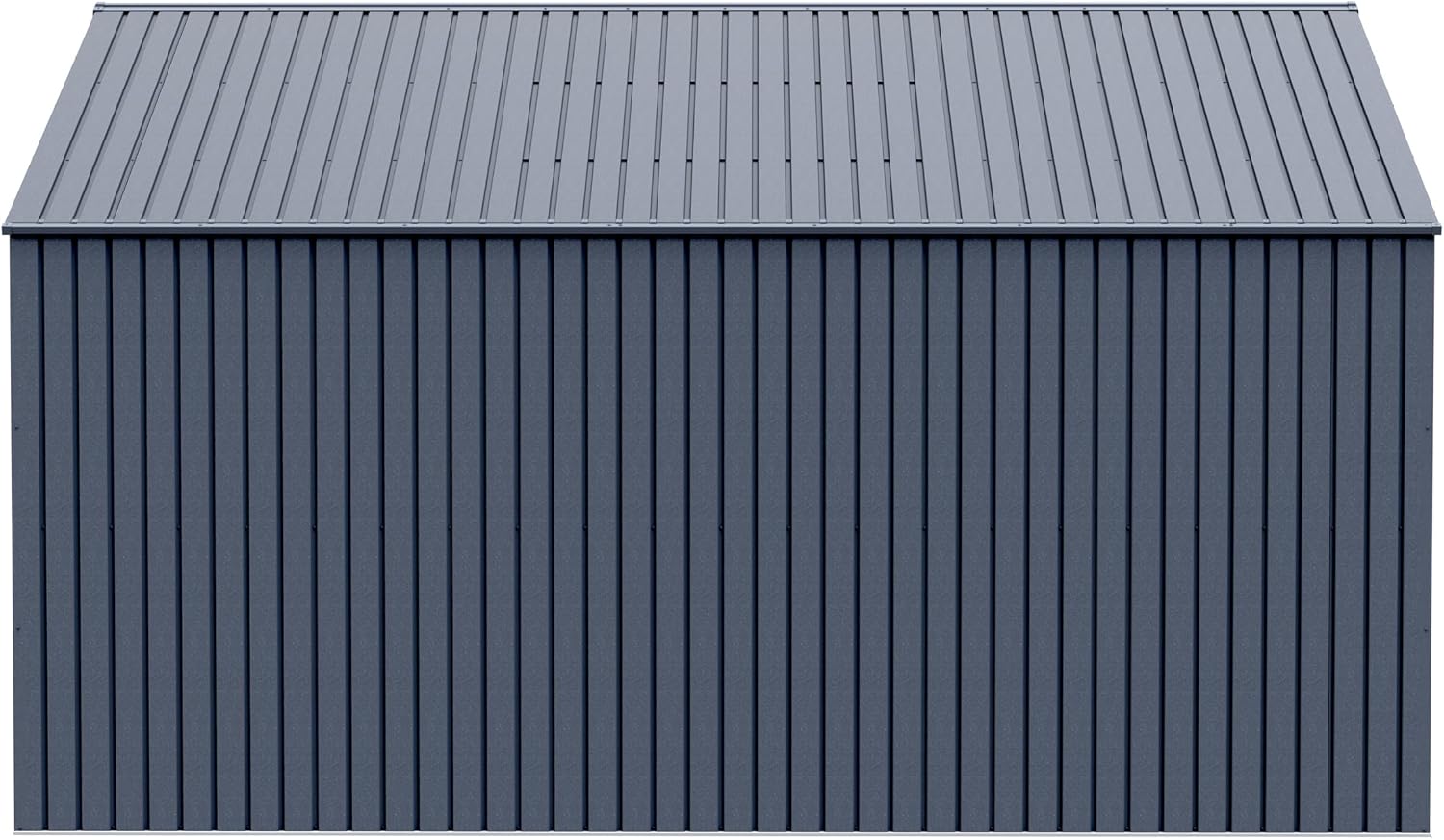 Arrow Shed Elite 12' x 14' Tall Outdoor Steel Storage Shed with High Gable and Lockable Doors Storage Building, Anthracite