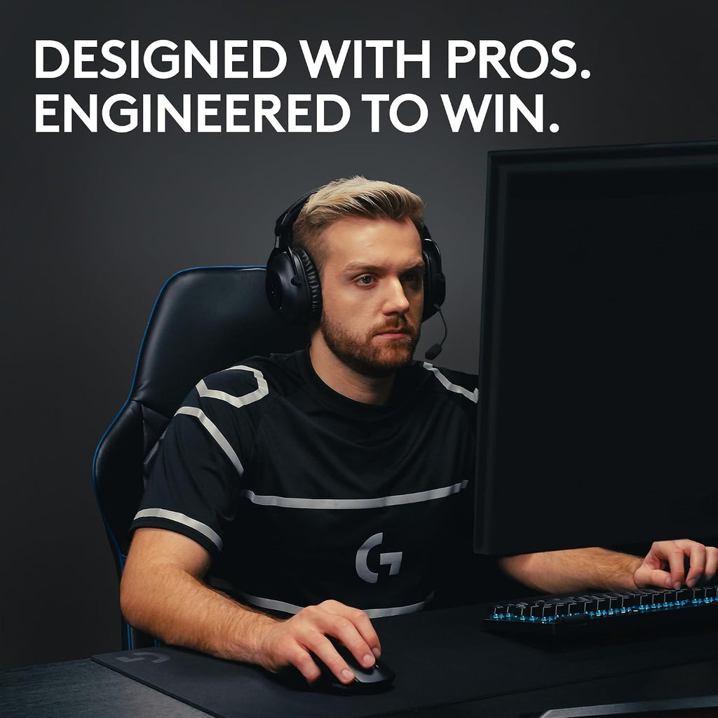 Logitech PRO X Superlight 2 Wireless Gaming Mouse, Black | Ultra-Lightweight, Hero 2 Sensor, 44k DPI, 5 Programmable Buttons, Lightspeed Wireless, PC/Mac | with Signature Series Charging Dock