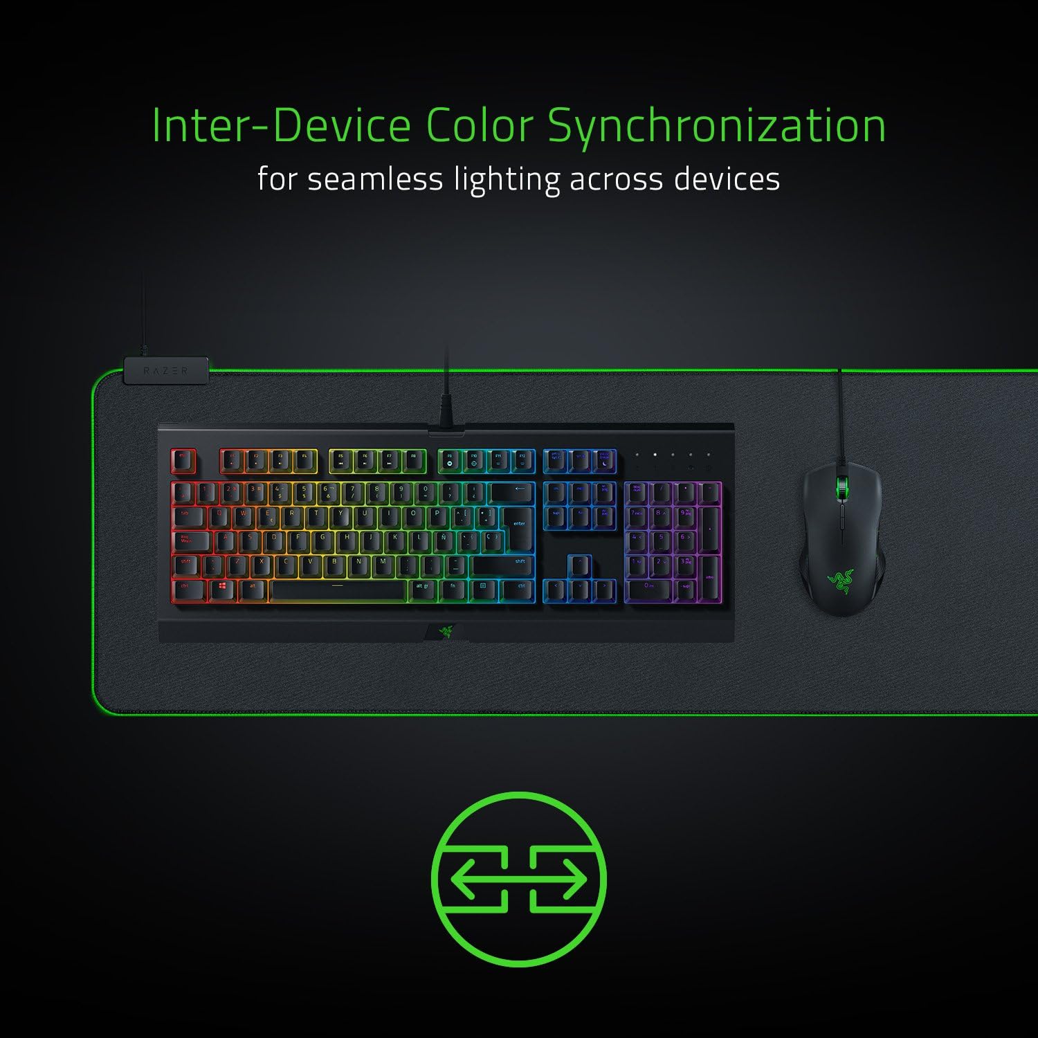 Razer Barracuda Wireless Gaming & Mobile Headset (PC, PlayStation, Switch, Android, iOS) (2nd Gen) Goliathus Extended Chroma Gaming Mousepad | Customizable Chroma RGB Lighting - Soft, Cloth Material