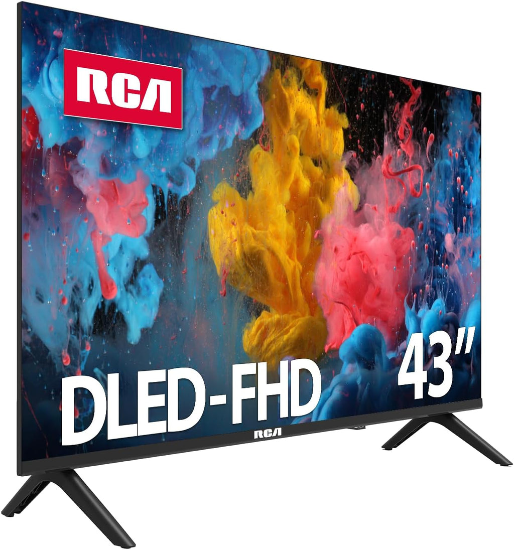 RCA 43-Inch FHD Smart Android TV, Frameless LED Display with HDR10, Wi-Fi and Bluetooth, Google Assistant Built-in, Compatible with Alexa