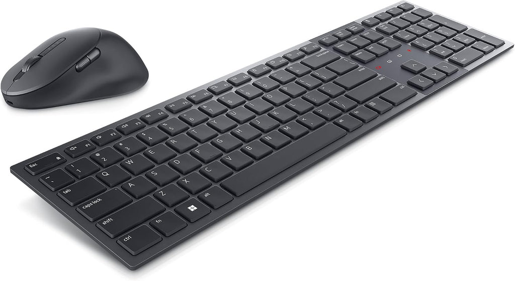 Dell KM900 Premier Collaboration Keyboard and Mouse - Zoom Touch Controls, Backlight Keyboard, Bluetooth 5.1, Radio Frequency 2.4GHz - Black