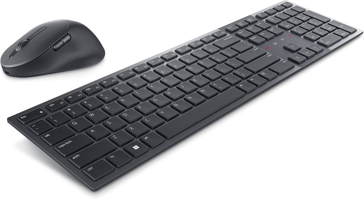 Dell KM900 Premier Collaboration Keyboard and Mouse - Zoom Touch Controls, Backlight Keyboard, Bluetooth 5.1, Radio Frequency 2.4GHz - Black