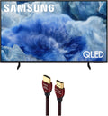 Samsung QN50Q8FAAFXZA 50 Inch Class QLED Q8F 4K Vision AI Smart TV with a WireLogic Ruby 8ft Ultra High Speed 4K-8K-10K HDMI Cable (2025)