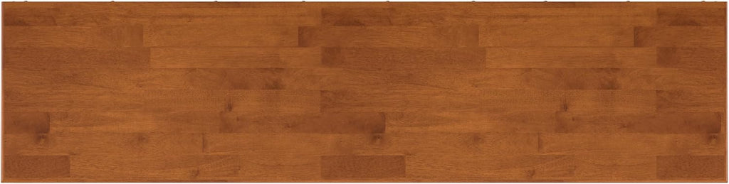 SIMPLIHOME Draper TV Stand - 72 inch Wide Solid Wood Media Console in Teak Brown, Mid Century Modern Entertainment Center for Living Room for TVs up to 80 Inches with Cabinets and Cable Management