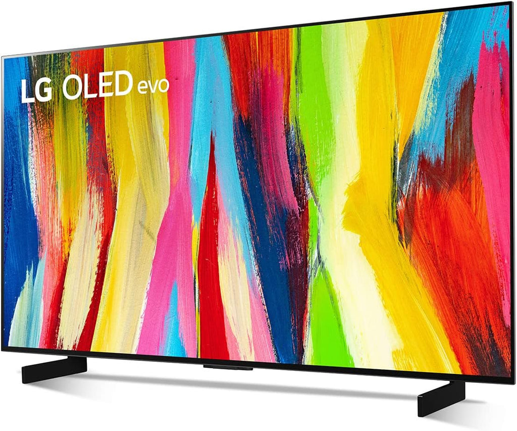 LG C2 Series 42-Inch Class OLED evo Smart TV OLED42C2PUA, 2022 - AI-Powered 4K TV, Alexa Built-in