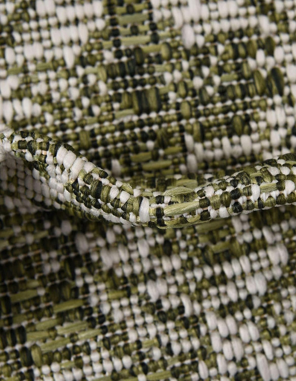 Unique Loom Outdoor Traditional Collection Area Rug - Valeria (9' x 12' 2' Rectangle, Green/ Light Green)