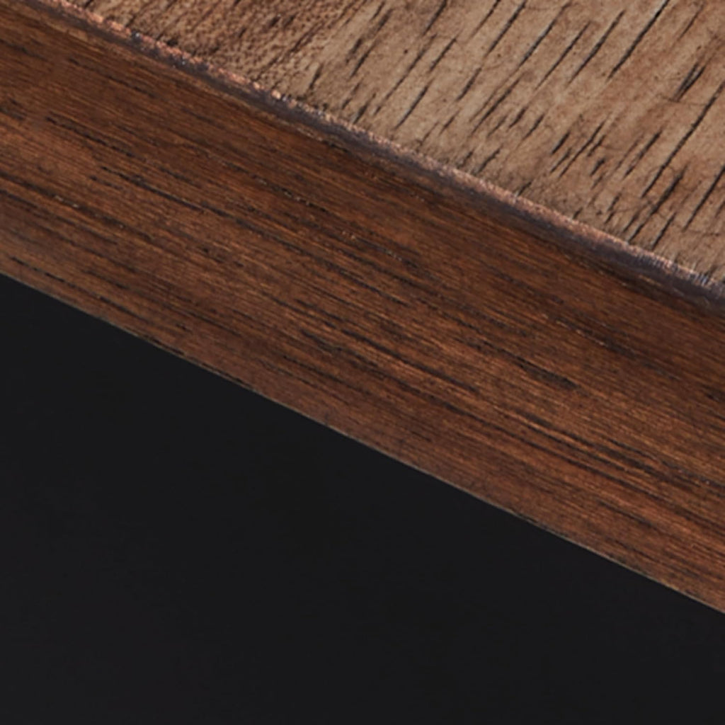 Signature Design by Ashley Wildenauer Modern Farmhouse 76' TV Stand for TVs up to 86' with Adjustable Shelves and Wire Management, Brown & Black