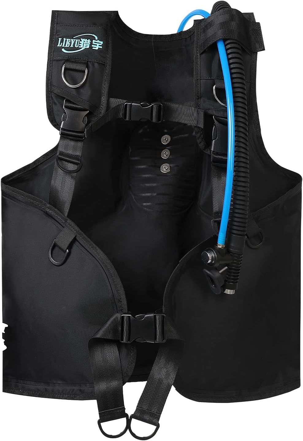 TUXING Diving Ventilator,Diving Without Tanks with Scuba BCD, Waterproof Portable Rechargeable Scuba Diving Tank,45 ft Hose & Scuba Breathing Regulator,Octopus Hookah with Mouthpiece