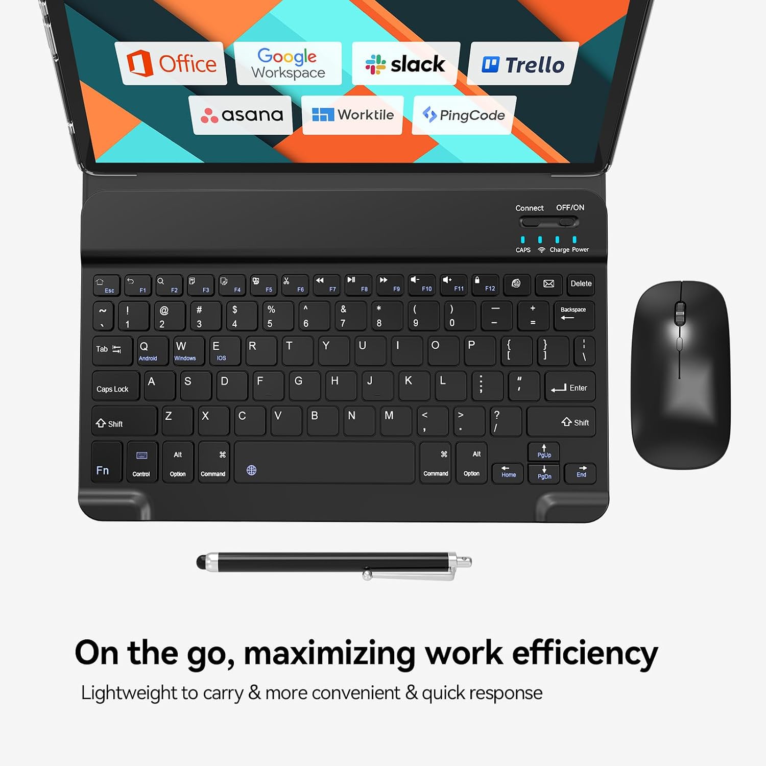 Android Tablet, 2026 Latest 10 inch Android 14 Tablet, MTK8183 Octa-Core, 16GB 128GB 1TB Expansion, 2.4/5G WiFi, 21MP Camera, Gemini AI 2.0, Tablets with Keyboard, Mouse, Case etc