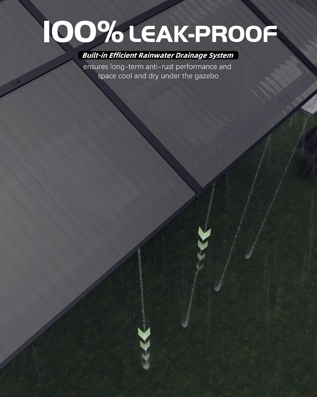 12' x 16' Permanent Hardtop Gazebo - Heavy Duty Aluminum Frame with Double Roof, Includes Curtains & Netting for Patio/Backyard/Garden (All-Weather)
