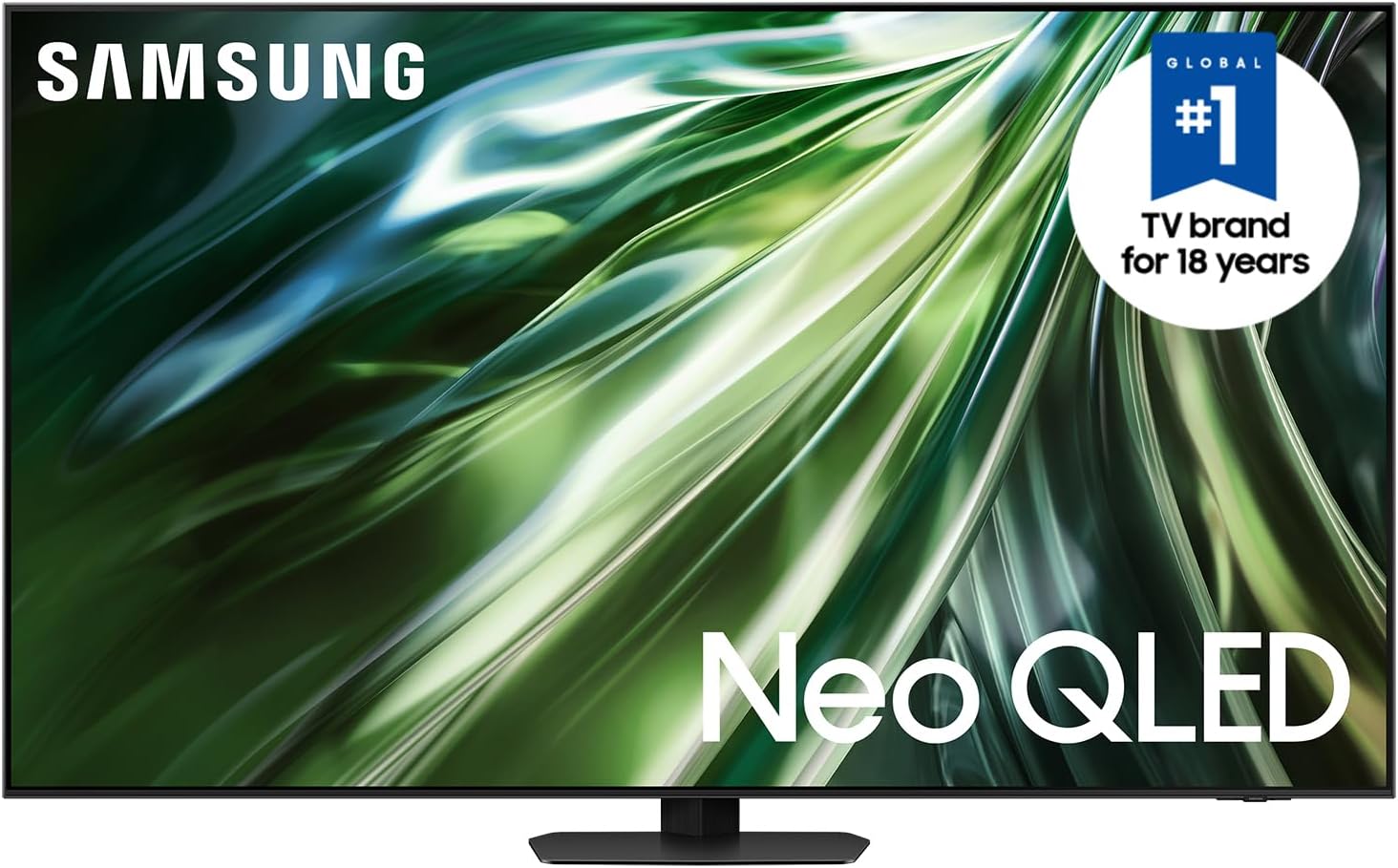 Samsung QN55QN90DAFXZA 55 Inch Neo QLED TV with 4K AI Upscaling and 3 Year Amber Protection Plan (2024)