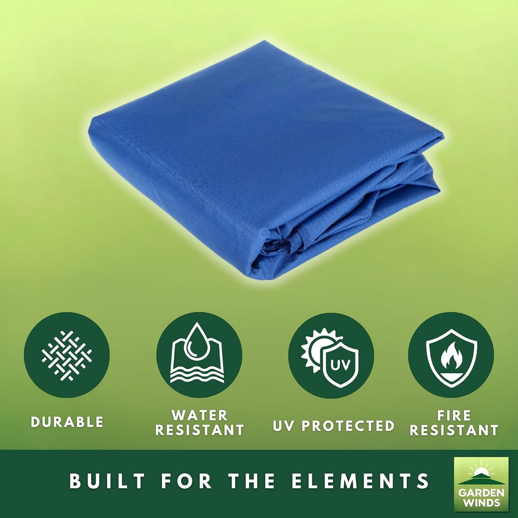 Garden Winds Reinforced RipLock 350 Replacement Canopy Top Cover Compatible with Core 13' x 13' Center Push Up Pop Up Canopy Models 1654628, 40325, 40155 - True Navy