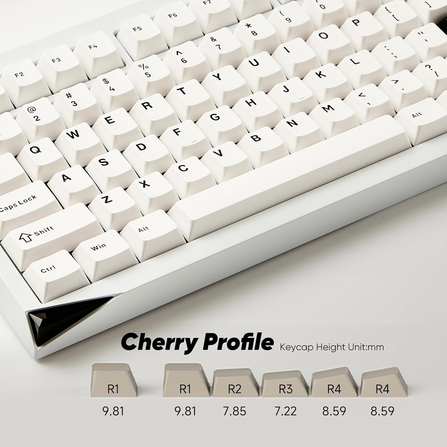 Akko Mineral 02 QMK/VIA Aluminum Mechanical Keyboard Tri-Mode RGB Hot-swappable Wireless Gaming Keyboard, Black on White, Stellar Rose Switch