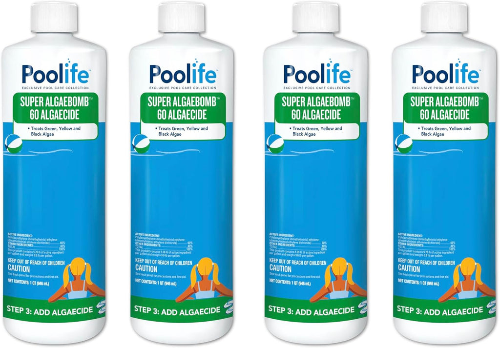 poolife Super Algae Bomb 60 (1 qt) (4 Pack)