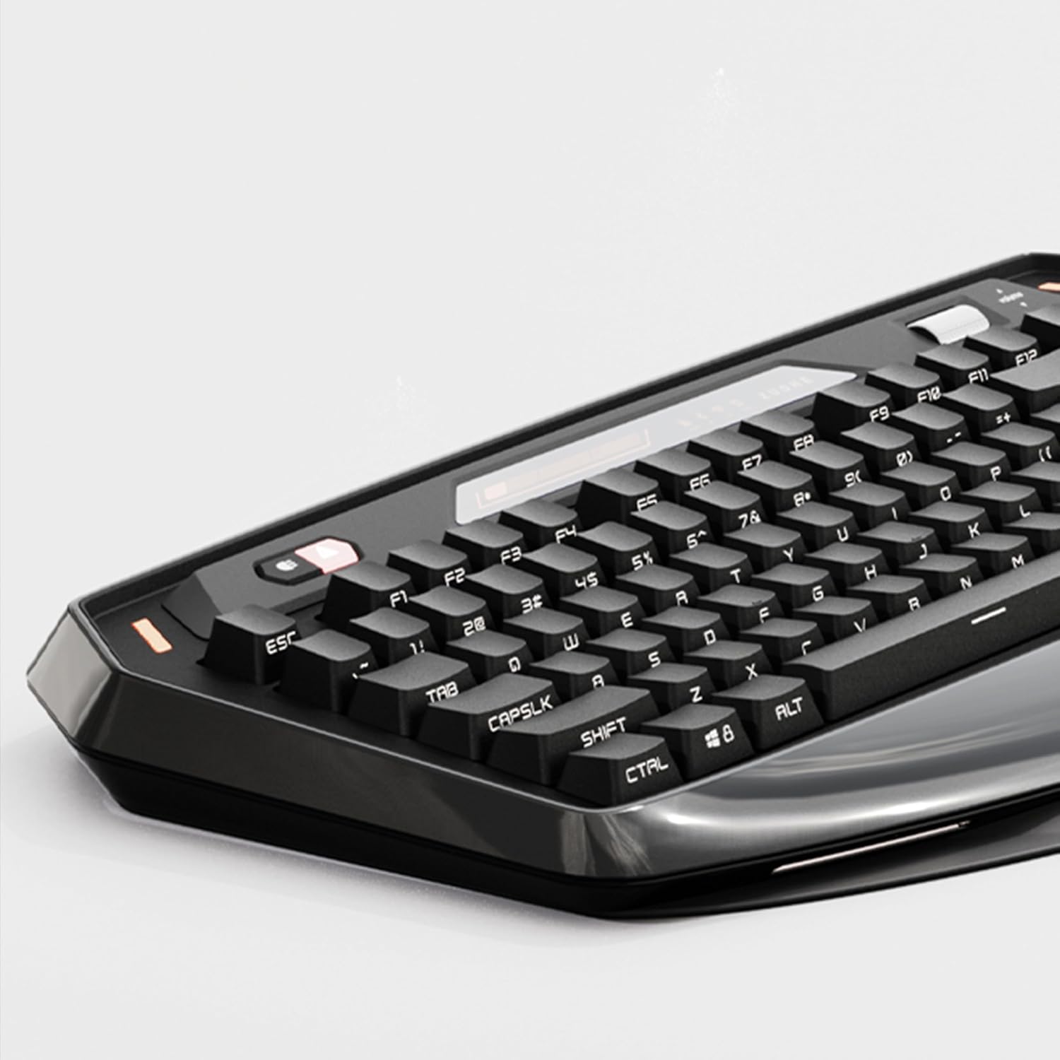 ZORNHER MAX870 Wireless Mechanical Gaming Keyboard,80% Black Custom Creamy Sound Keyboard with Shine Through PBT Keycaps,Pre-lubed Linear Switches,Hot-Swappable,RGB Backlit,2.4GHz/USB-C/BT5.0