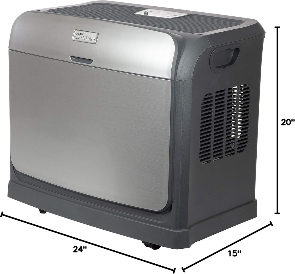 AIRCARE Digital Whole-House Console-Style Evaporative Humidifier for coverage up to 3,000 sq. ft. (Matte Grey)