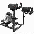 Marada Universal Flight Racing Simulator Stand, Three Axis Adjustable, And Hold Mouse and Keyboard, Fit for Thrustmaster,for Logitech,for Honeycomb,the Fight Sim Cockpit Electronic Device Not Included
