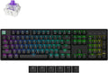 Keychron K10 HE QMK Wireless Gaming Custom Mechanical Keyboard, 2.4 GHz/Bluetooth/Wired Full-Size Hot-Swappable Programmable RGB Backlit Gateron Magnetic Switches for Mac Windows Black