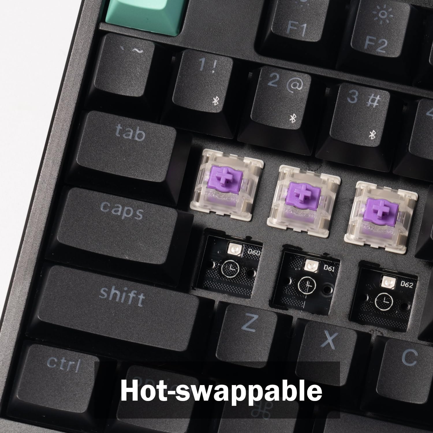Keychron K10 HE QMK Wireless Gaming Custom Mechanical Keyboard, 2.4 GHz/Bluetooth/Wired Full-Size Hot-Swappable Programmable RGB Backlit Gateron Magnetic Switches for Mac Windows Black